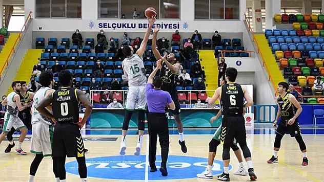 Konya Basket kazandı