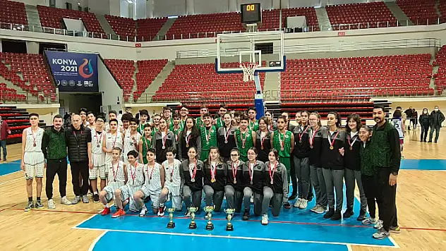 Konya Basketbol altyapısı parlıyor 