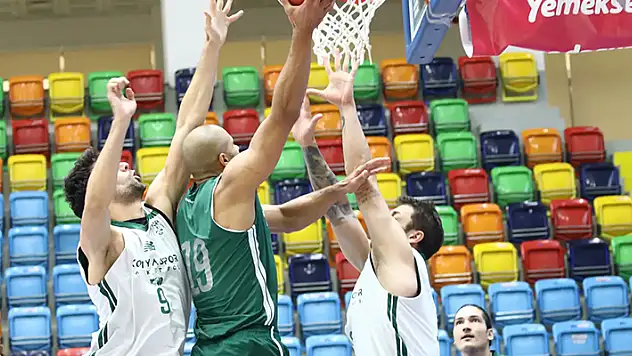 Konya Basket'te parola galibiyet
