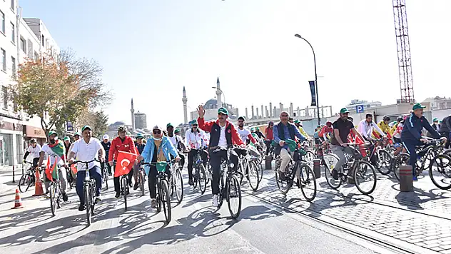 Konya Bisiklet Festivali kapanış turuyla sona erdi