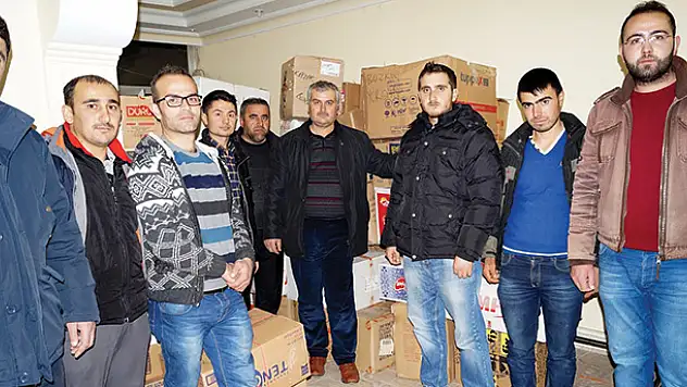 Konya Bozkır'dan 'Bayırbucak Türkmenlerine yardım