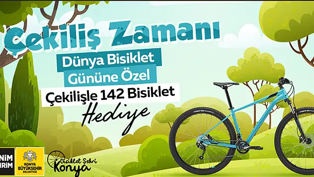 Konya Büyükşehir 142 bisiklet hediye ediyor! İşte başvuru şartları
