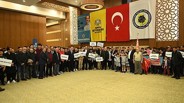 KONYA BÜYÜKŞEHİR AMATÖR SPOR KULÜPLERİNE 7,5 MİLYON LİRALIK MALZEME DESTEĞİNDE BULUNDU