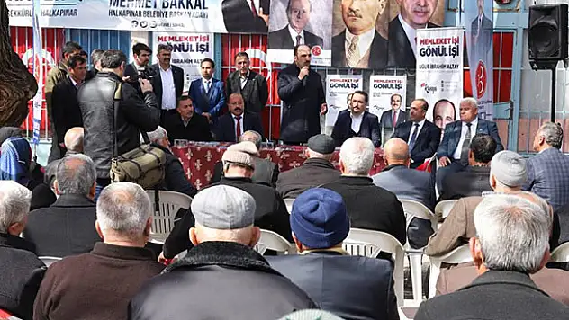 Konya Büyükşehir Belediye Başkanı Altay Halkapınar'da