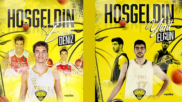 Konya Büyükşehir Belediyesi Basketbol Takımı transferde 2 önemli isimle daha anlaştı