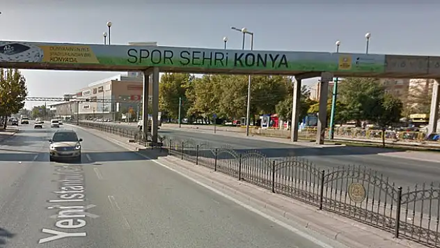 Konya Büyükşehir Belediyesi Duyurdu :  Aydınlıkevler Yaya Üst Geçidi Yıkılıyor