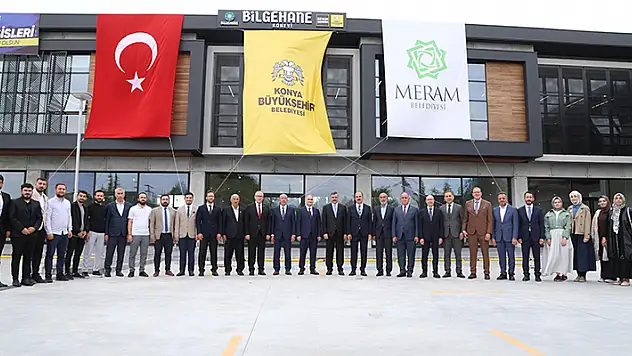 Konya Büyükşehir Belediyesi ve Meram Belediyesi tarafından şehre kazandırılan Konevi Sosyal Tesisleri açıldı