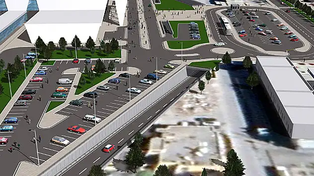 Konya Büyükşehir Belediyesi Yeni YHT Garı Alt Geçidinin temelini atıyor