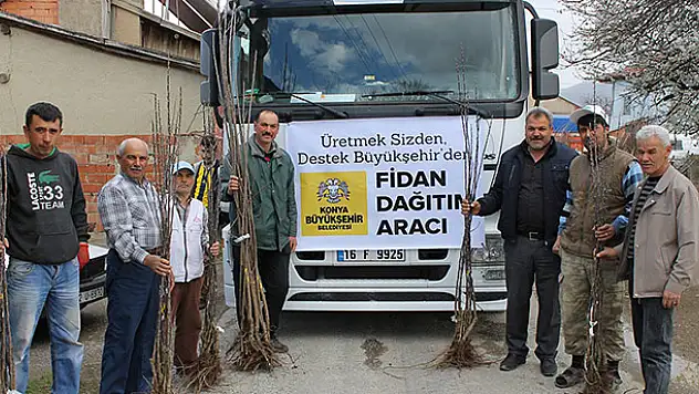 Konya Büyükşehir Belediyesinden çiftçiye destek