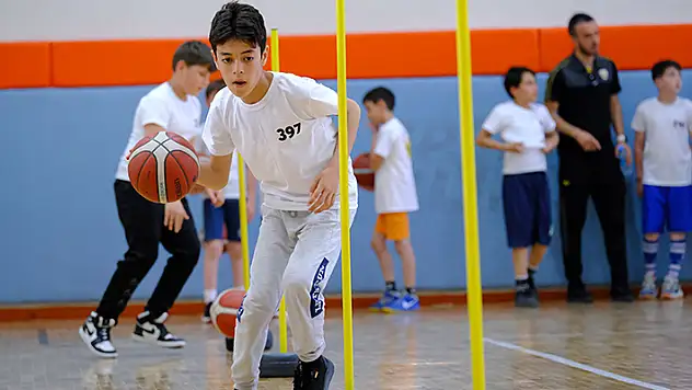 Konya Büyükşehir Belediyespor'da basketbol altyapı seçmeleri yapıldı