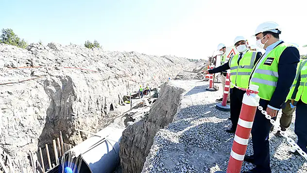 Konya Büyükşehir'den 2020'de 432,3 km su ve kanalizasyon şebekesi