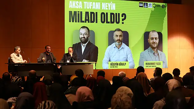Konya Büyükşehir'den 'Aksa Tufanı Neyin Miladı Oldu?' konulu söyleşi 