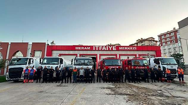 Konya Büyükşehir'den Antalya'ya destek