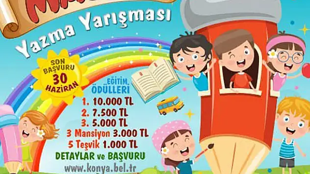 Konya Büyükşehir'den çocuklara yönelik masal yazma yarışması