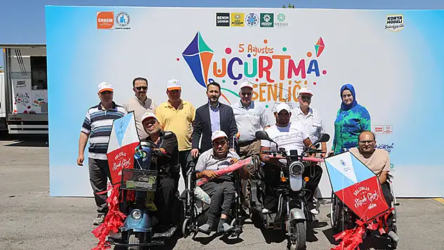 Konya Büyükşehir'den engelliler için Uçurtma Şenliği