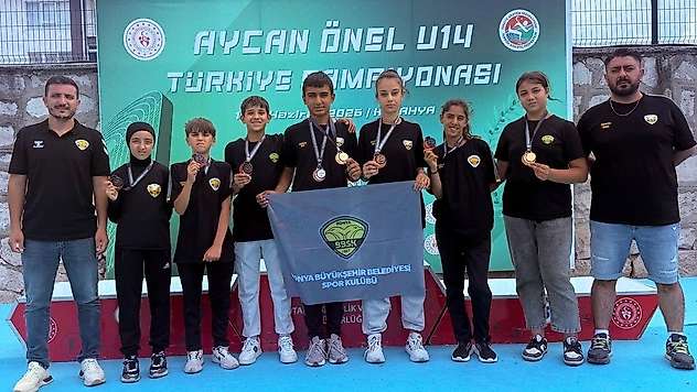 Konya Büyükşehir'den madalya yağmuru