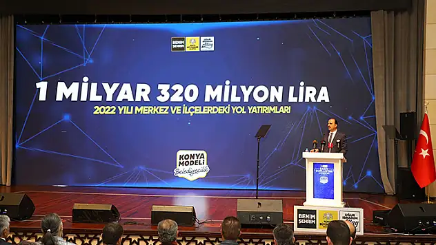 Konya Büyükşehir'den yol yatırımlarına  1 milyar 320 milyon lira
