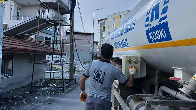 Konya Büyükşehir Hatay'da temiz su ihtiyacını gideriyor
