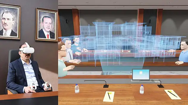 Konya Büyükşehir ilk Metaverse toplantısını yaptı
