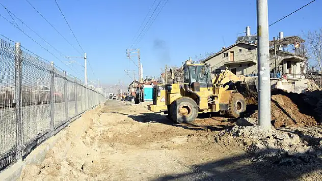Konya Büyükşehir'in alternatif cadde çalışmaları sürüyor
