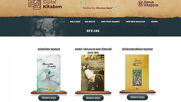 Konya Büyükşehir'in yayınları dijital ortamda