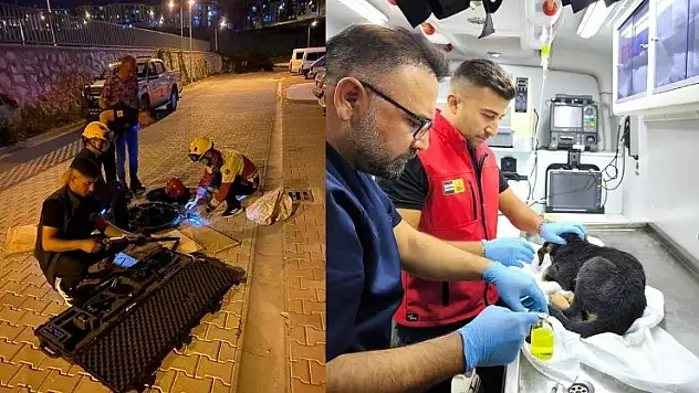 Konya Büyükşehir İtfaiyesinden yürek ısıtan kurtarma