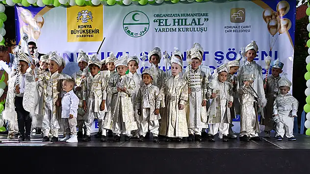 Konya Büyükşehir kardeş şehir Üsküp'te sünnet şöleni gerçekleştirdi