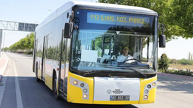 Konya Büyükşehir yeni bir otobüs hattını daha hizmete sundu
