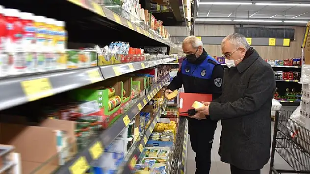 Konya Büyükşehir zabıtasından marketlerde KDV denetimi
