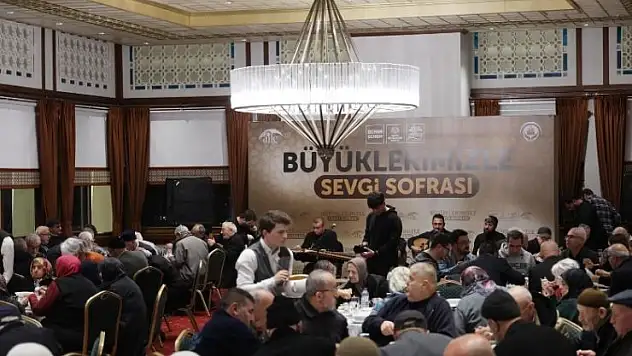 Konya Büyükşehir'den 'Büyüklerimizle Sevgi Sofrası' programı