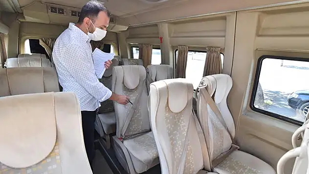 Konya Büyükşehir'den okul servislerine denetim
