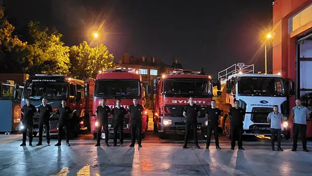 Konya Büyükşehir'den yangın seferberliği