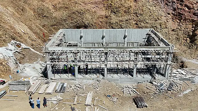 Konya Büyükşehir'in Seydişehir'e kazandıracağı Su yumuşatma Tesisi inşaatı yüzde 35'lere ulaştı