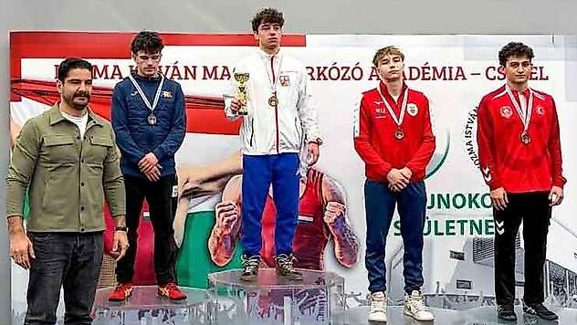 Konya Büyükşehirli Denizhan, Budapeşte'de üçüncü oldu