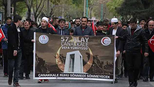 Konya, Çanakkale vefa yürüyüşünde