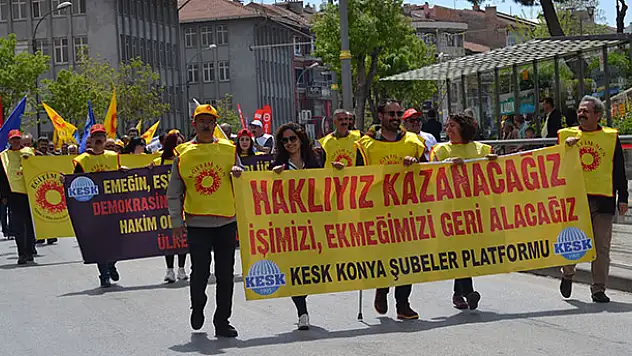 Konya'da 1 Mayıs kutlamaları