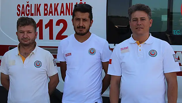 Konya'da 112 çalışanı bu kez insan hayatını değil güvercinin canını kurtardı