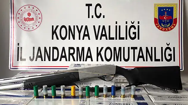 Konya'da 1160 paket kaçak sigara ele geçirildi