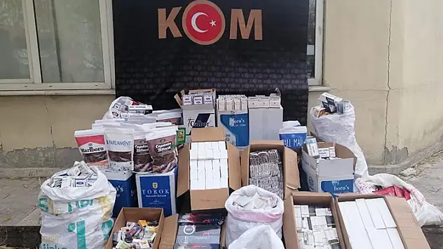 Konya'da 150 bin boş makaron ele geçirildi
