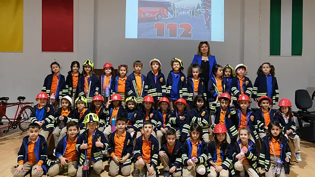 Konya'da 1.sınıf öğrencilerine yangın ve doğal afetler eğitimi