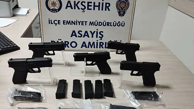 Konya'da 2 kişi silah kaçakçılığından tutuklandı
