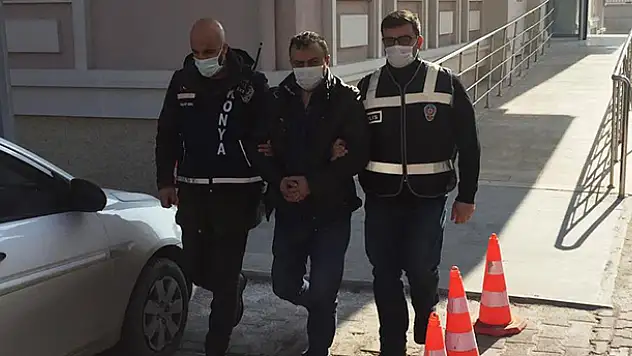 Konya'da 2 kişiyi öldüren zanlı adliyeye sevk edildi