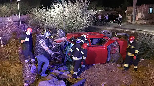 Konya'da 2 otomobilin çarpıştığı kazada 9 kişi yaralandı