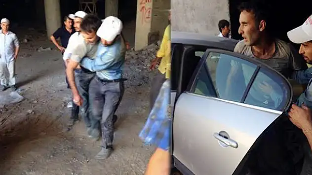 Konya'da 2 sıva işçisi iskeleden düştü