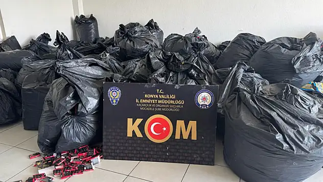 Konya'da 20 milyonluk merdiven altı üretim ortaya çıktı