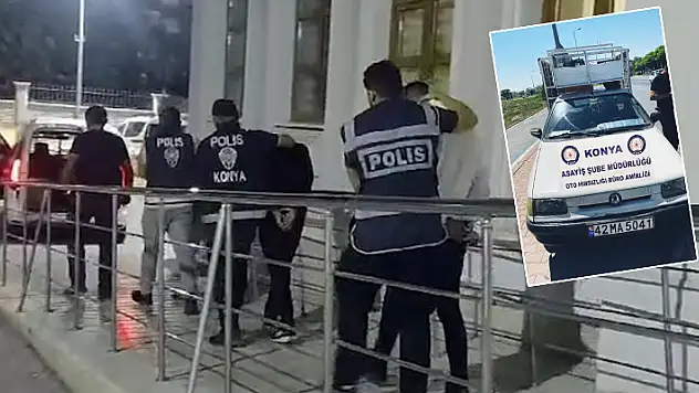 Konya'da 200 bin lira değerindeki otomobil çalan şüpheli, '15 bin liraya aldığını iddia etti
