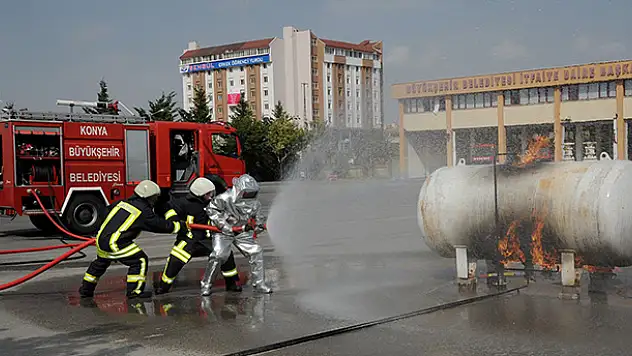 Konya'da 2015 yılında 8 bin 296 yangın söndürüldü