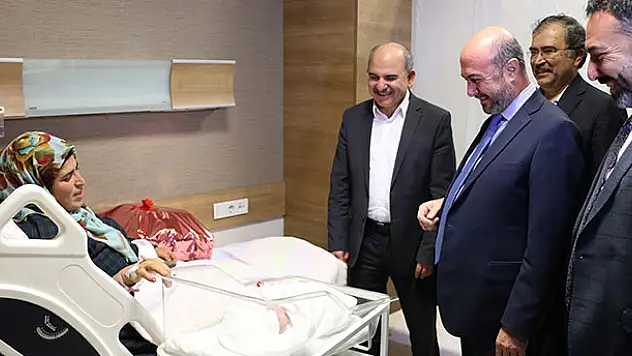 Konya'da 2020'nin ilk bebeği dünyaya geldi