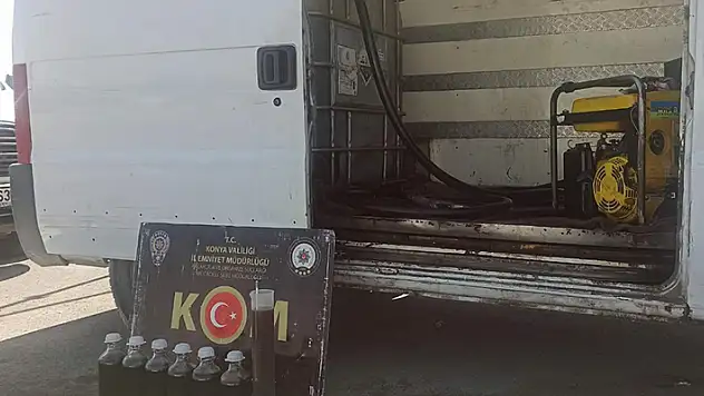 Konya'da 26 bin 190 litre kaçak akaryakıt ele geçirildi
