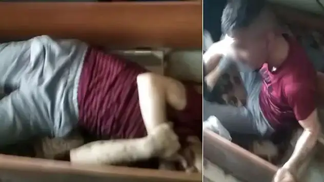 Konya'da 26 yıl kesinleşmiş hapis cezası bulunan şahıs yatağın altından çıktı

